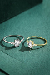 925 Sterling Silver Zircon Ring