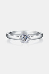 Moissanite 925 Sterling Silver Solitaire Ring