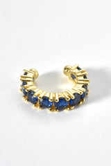 Inlaid Zircon Single Cuff Earring