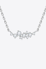 Baeful Get A Move On Moissanite Pendant Chain Necklace