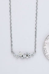 Baeful Get A Move On Moissanite Pendant Chain Necklace